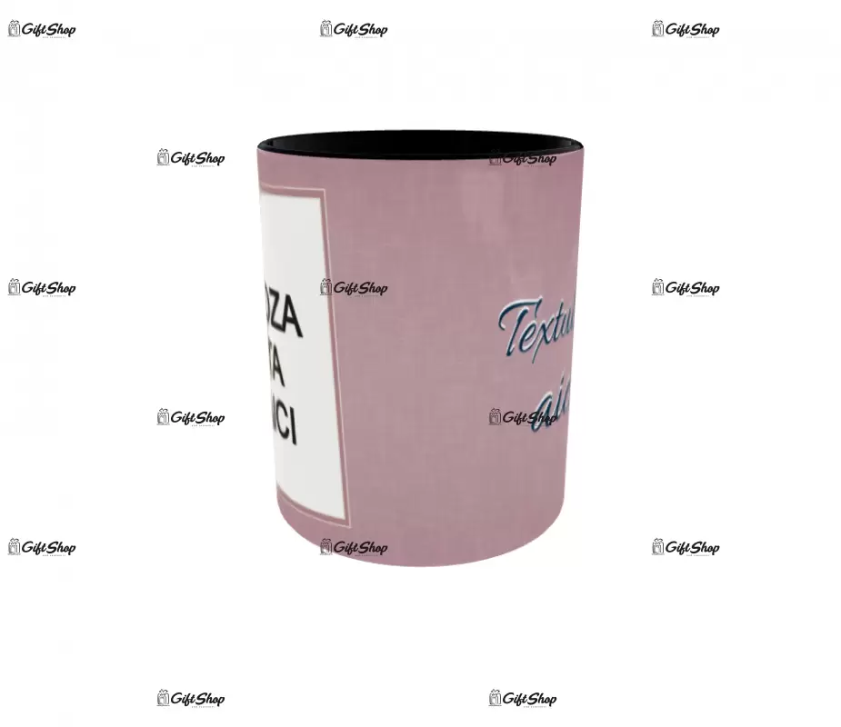 Cana, personalizata cu poza si text, 330ml, model 3188