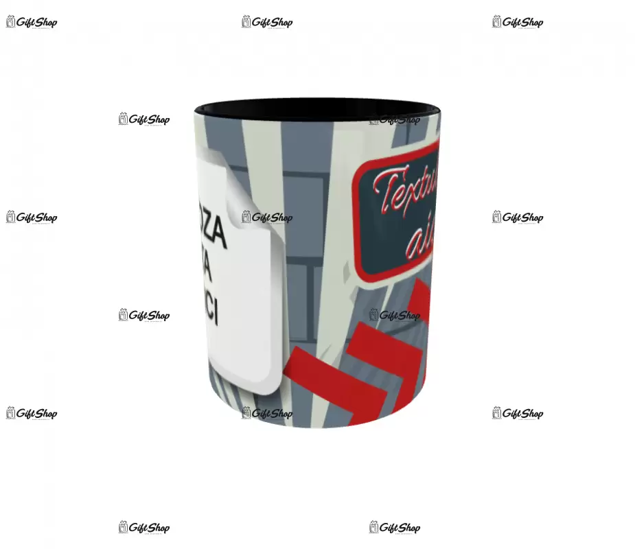 Cana, personalizata cu poza si text, 330ml, model 3206
