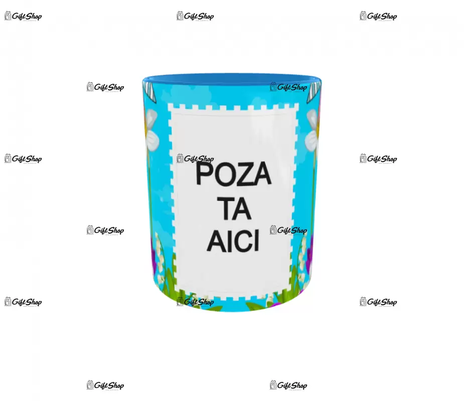Cana, personalizata cu poza si text, 330ml, model 3215