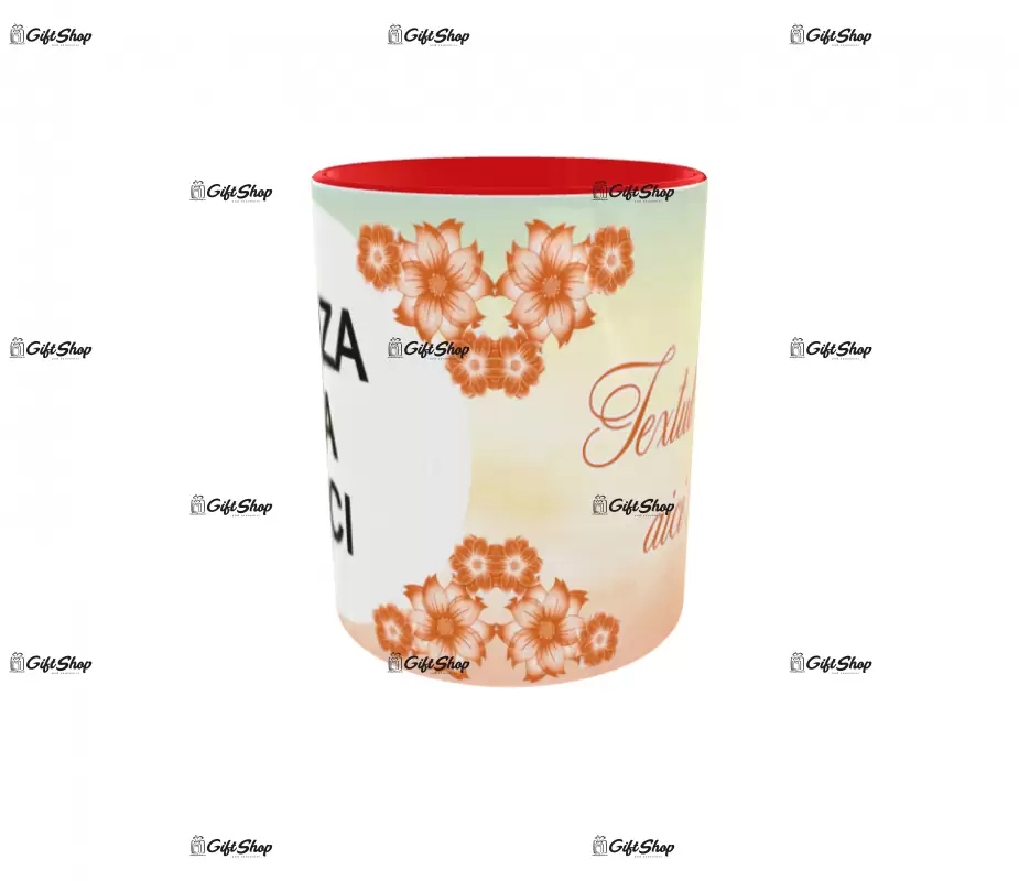 Cana, personalizata cu poza si text, 330ml, model 3239