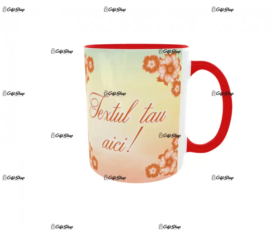 Cana, personalizata cu poza si text, 330ml, model 3239