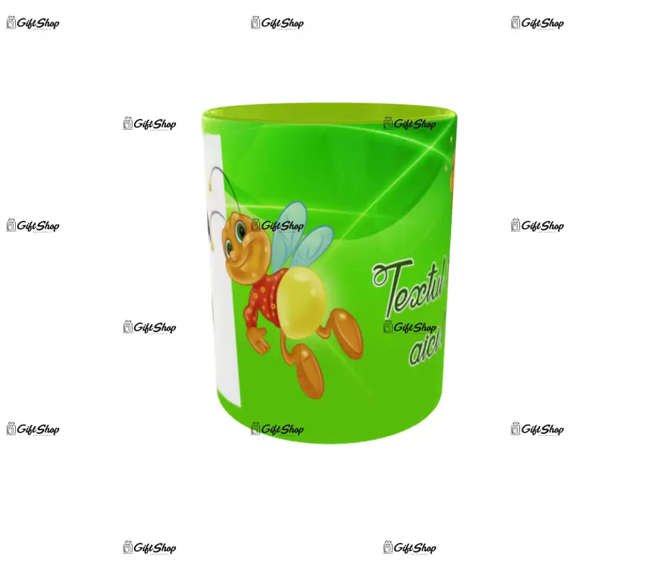 Cana, personalizata cu poza si text, 330ml, model 3242