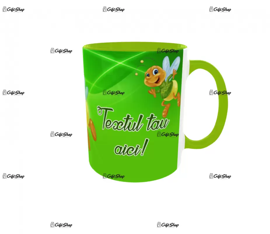 Cana, personalizata cu poza si text, 330ml, model 3242