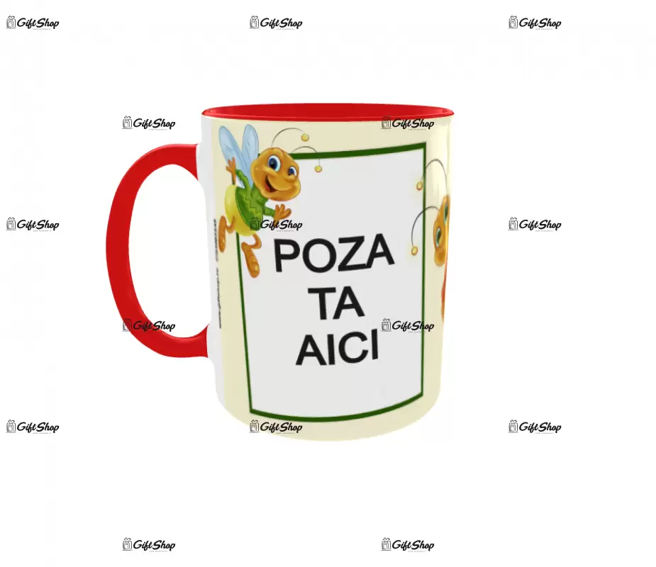 Cana, personalizata cu poza si text, 330ml, model 3245