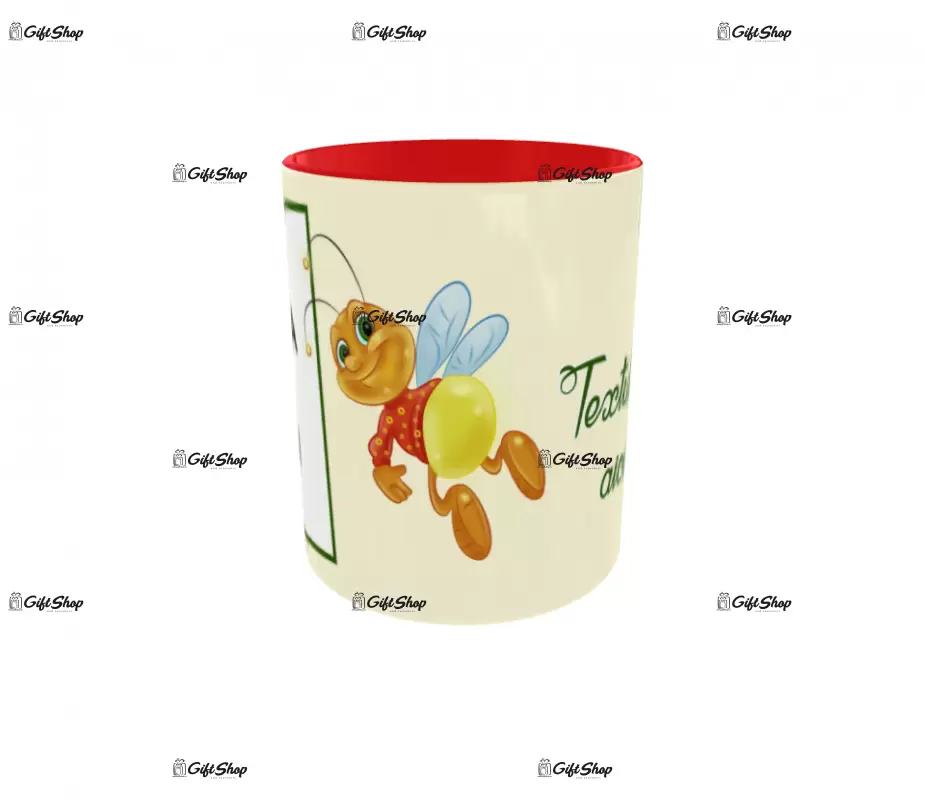 Cana, personalizata cu poza si text, 330ml, model 3245