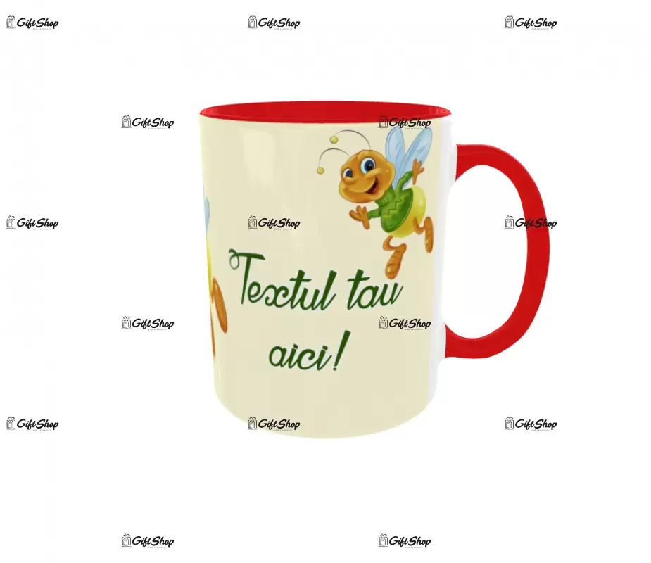 Cana, personalizata cu poza si text, 330ml, model 3245
