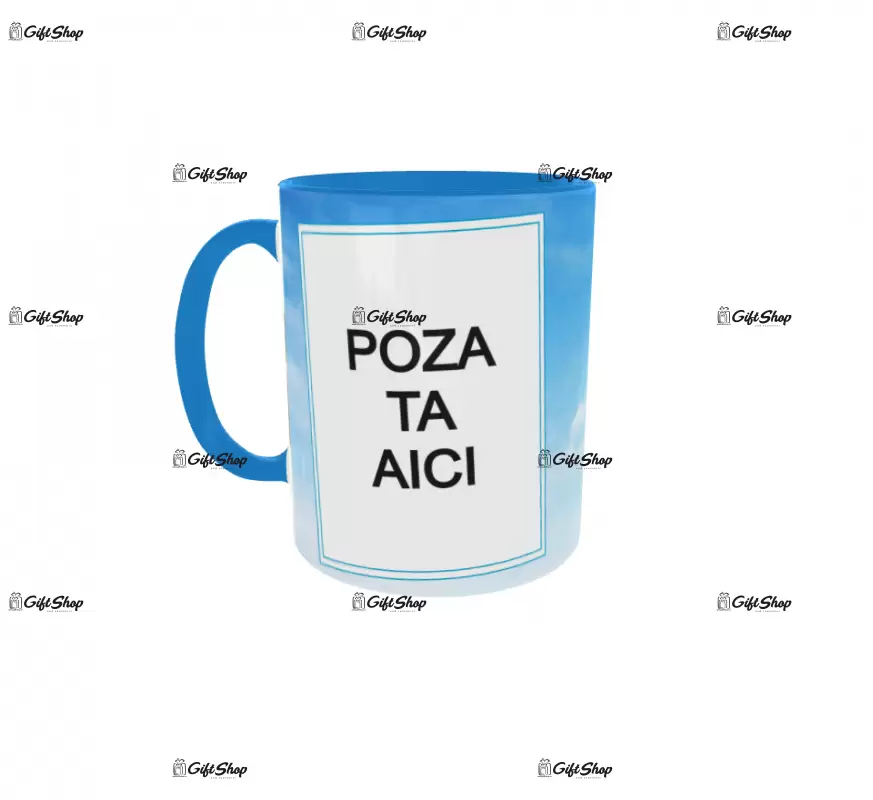 Happy birthdayr, cana personalizata cu poza si text, 330ml, model 3260