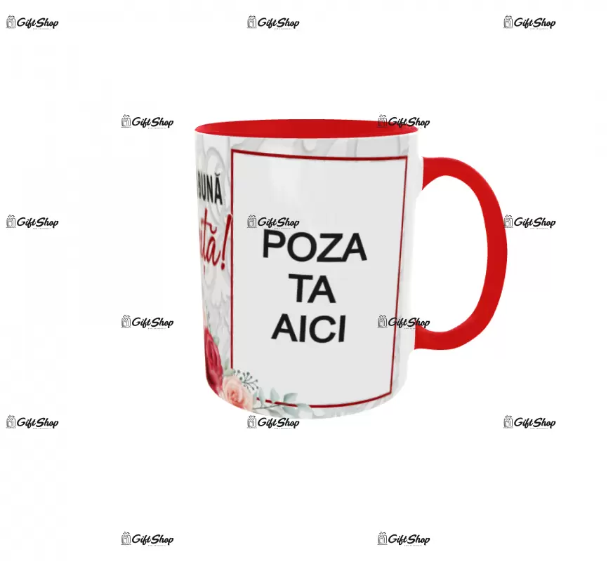 Pentru cea mai buna soferita, cana personalizata cu poza si text, 330ml, model 3264