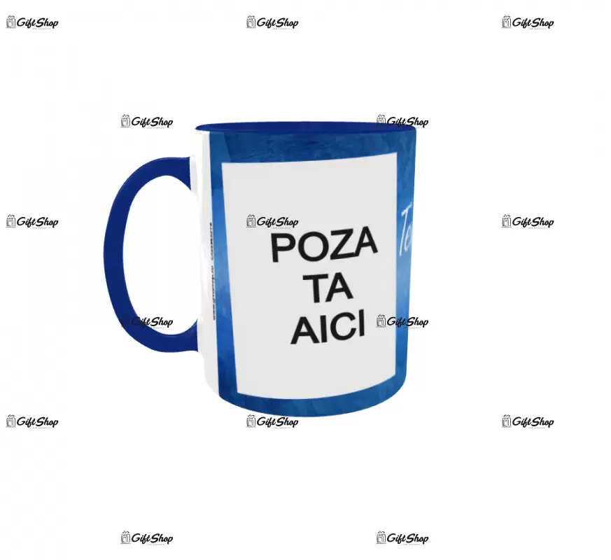 Cana, personalizata cu 2 poze si text, 330ml, model 3274