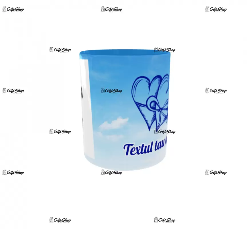 Cana, personalizata cu poza si text, 330ml, model 3285