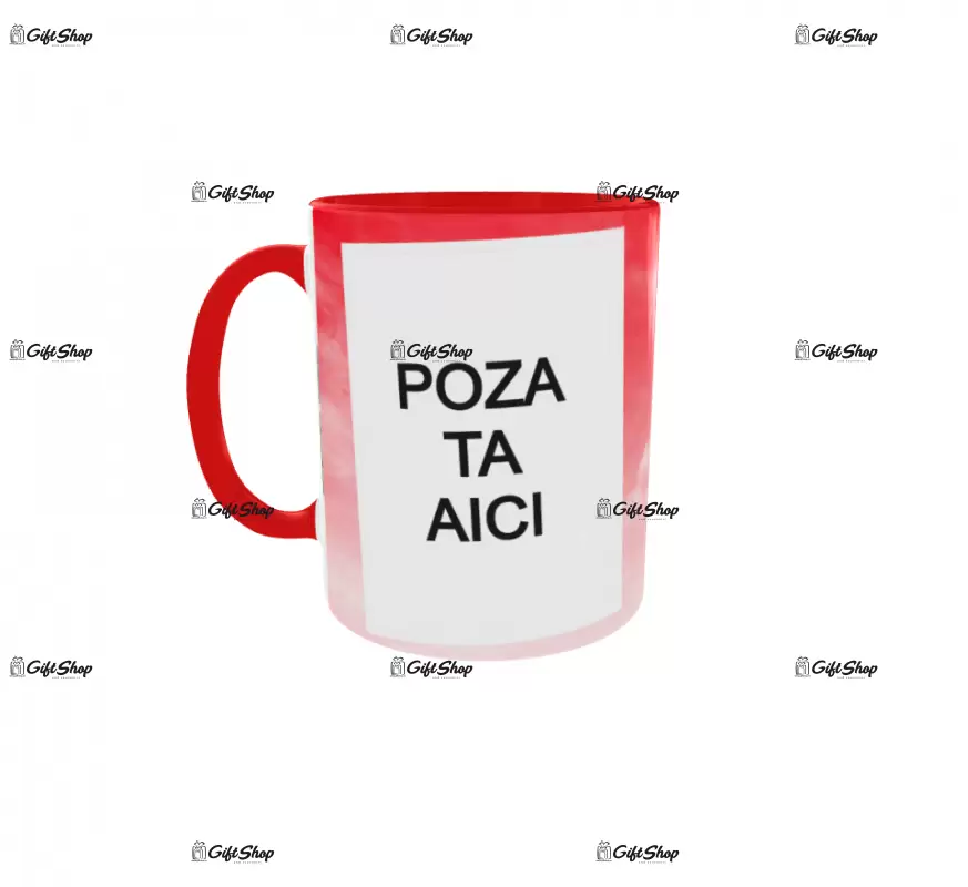 Cana, personalizata cu poza si text, 330ml, model 3287