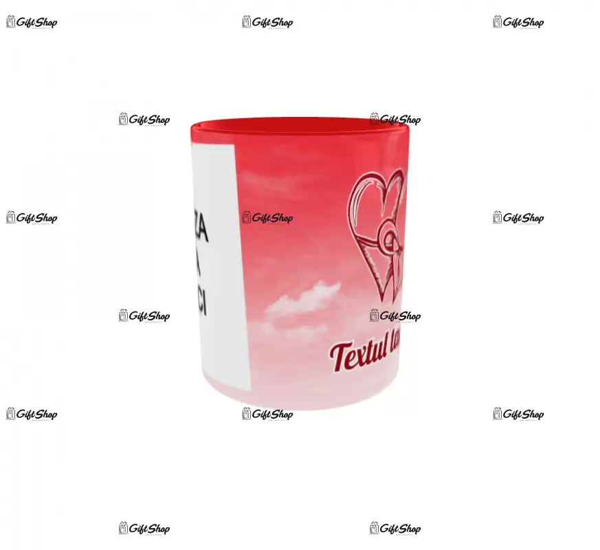 Cana, personalizata cu poza si text, 330ml, model 3287