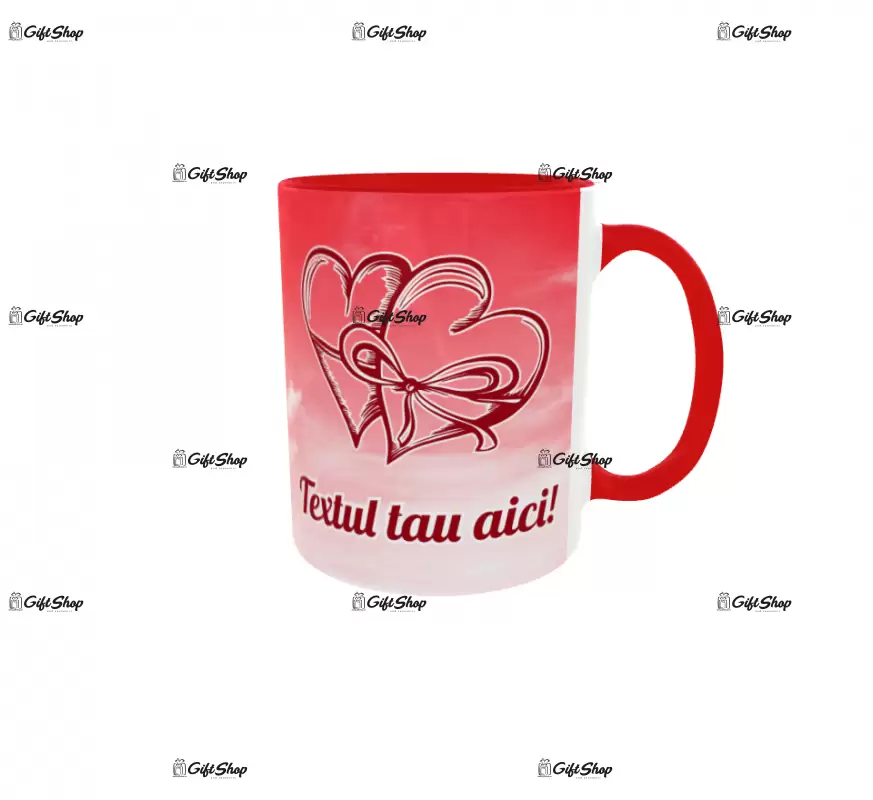 Cana, personalizata cu poza si text, 330ml, model 3287