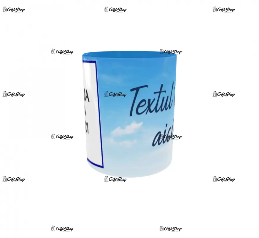 Cana, personalizata cu poza si text, 330ml, model 3293