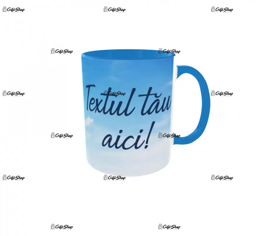 Cana, personalizata cu poza si text, 330ml, model 3293