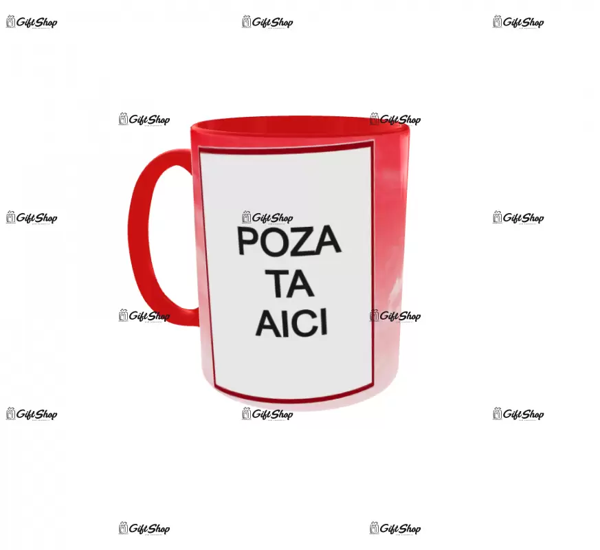 Cana, personalizata cu poza si text, 330ml, model 3296
