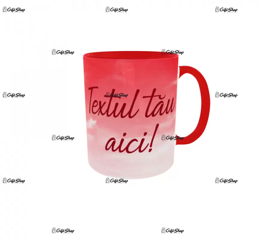 Cana, personalizata cu poza si text, 330ml, model 3296