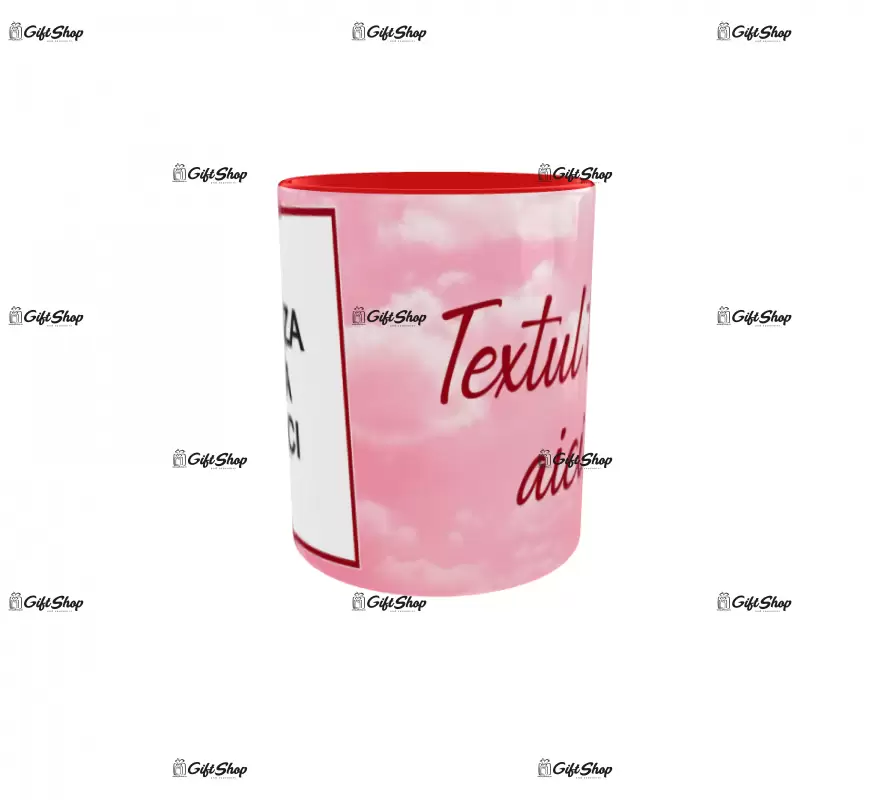Cana, personalizata cu poza si text, 330ml, model 3299