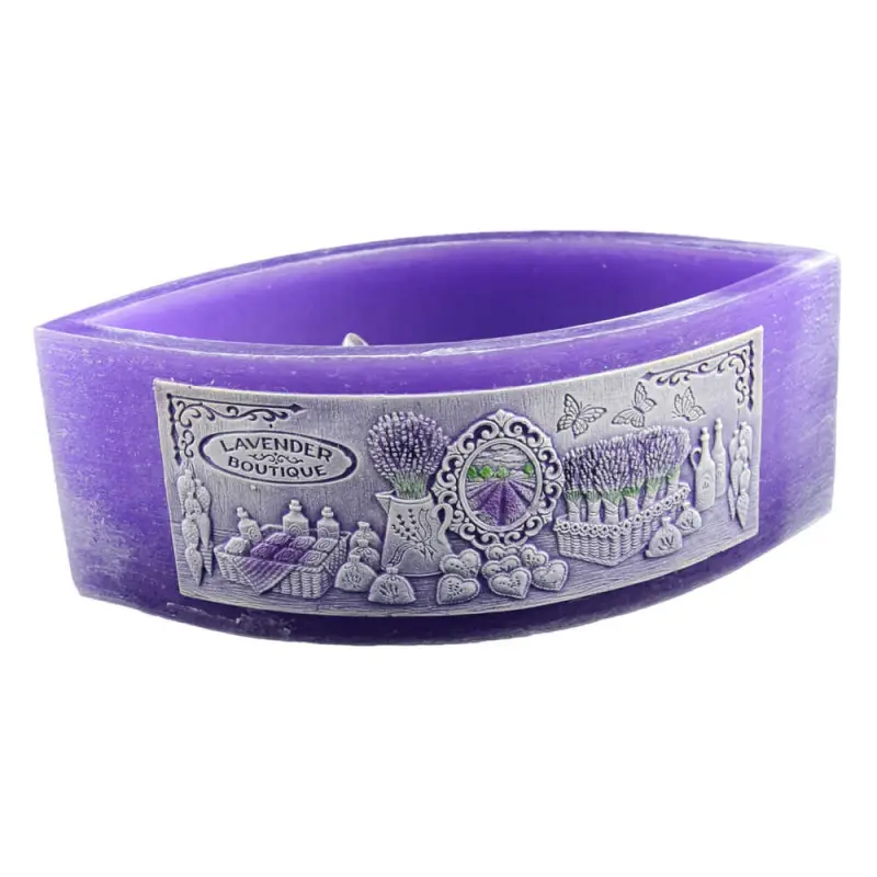 Lumanare tip lampion, lavender boutique 30×10 cm