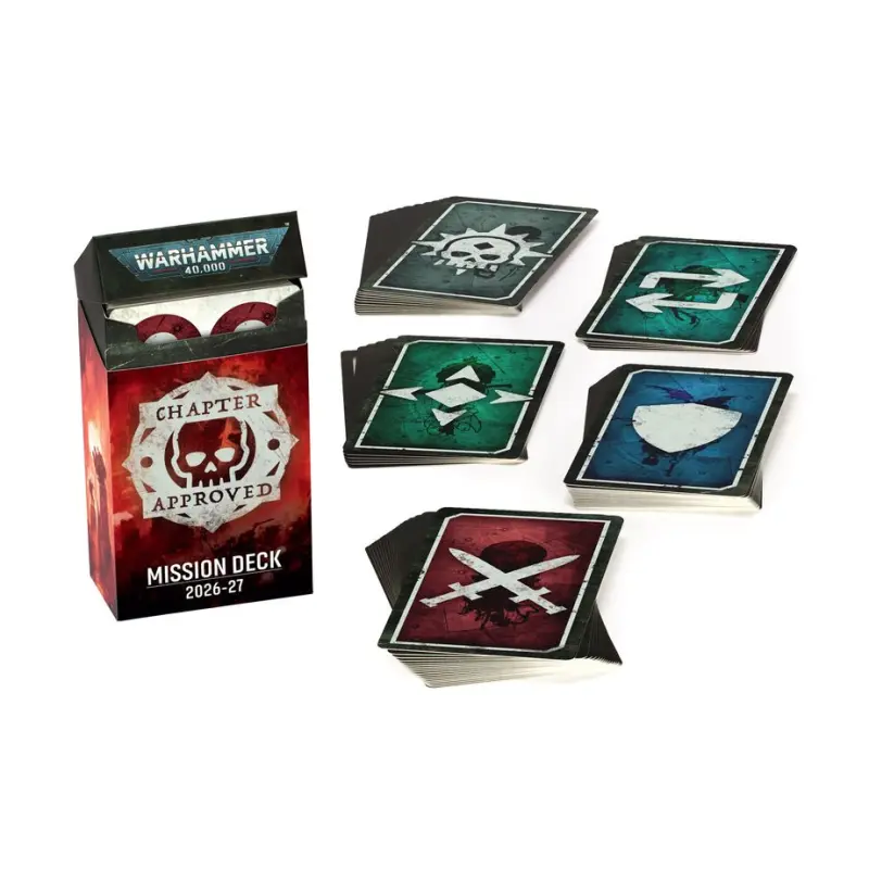 Chapter approved mission deck (eng), warhammer 40k, games workshop, model 40-65