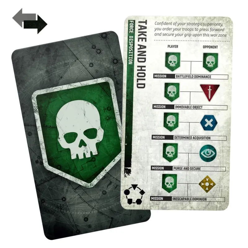 Chapter approved mission deck (eng), warhammer 40k, games workshop, model 40-65