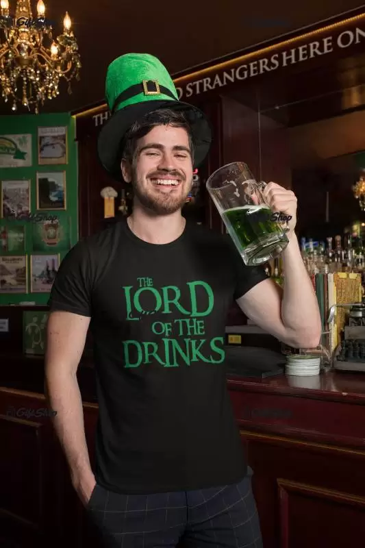 The lord of the drinks, tricou cu mesaj