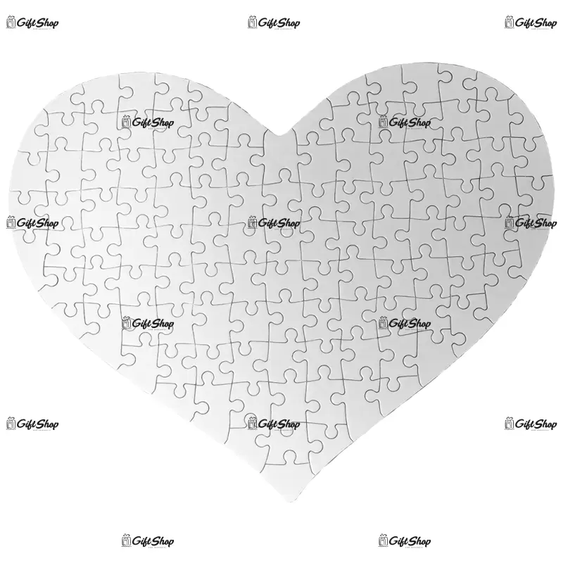 Puzzle inima personalizat