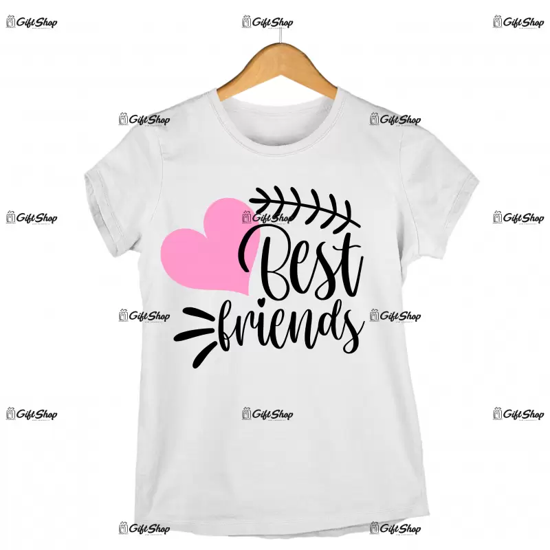 Best friends, tricou cu mesaj