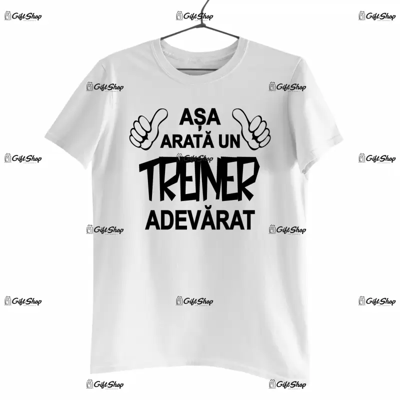 Asa arata un treiner adevarat, tricou cu mesaj