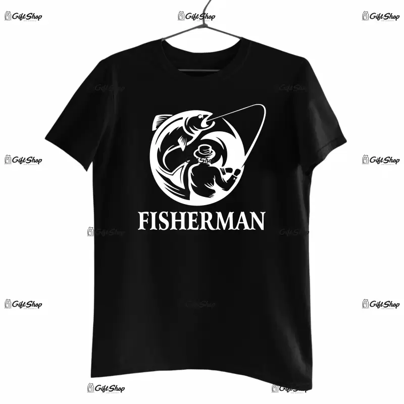 Fisherman, tricou cu mesaj