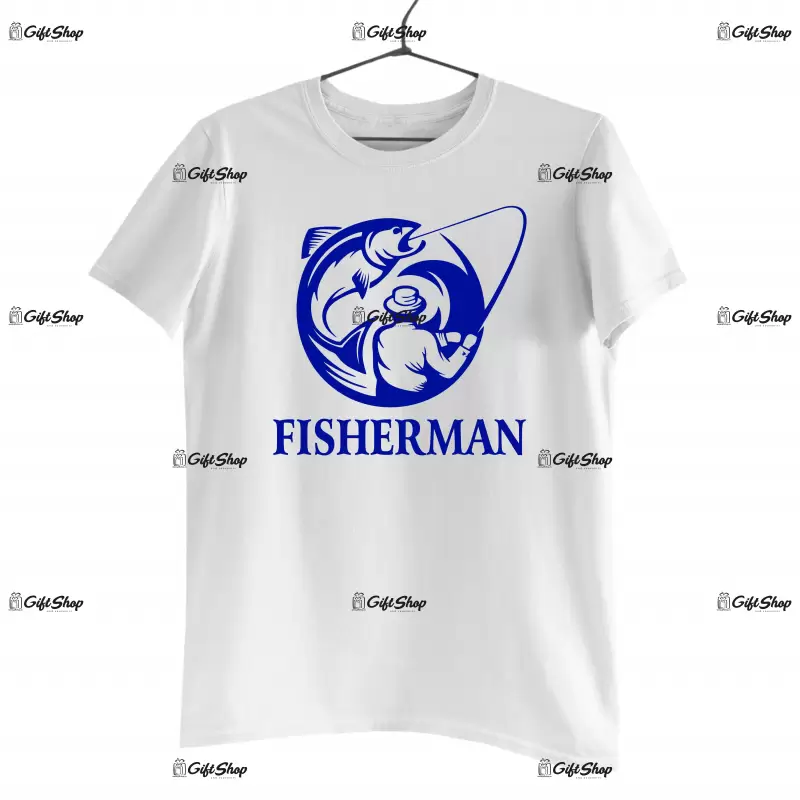 Fisherman, tricou cu mesaj