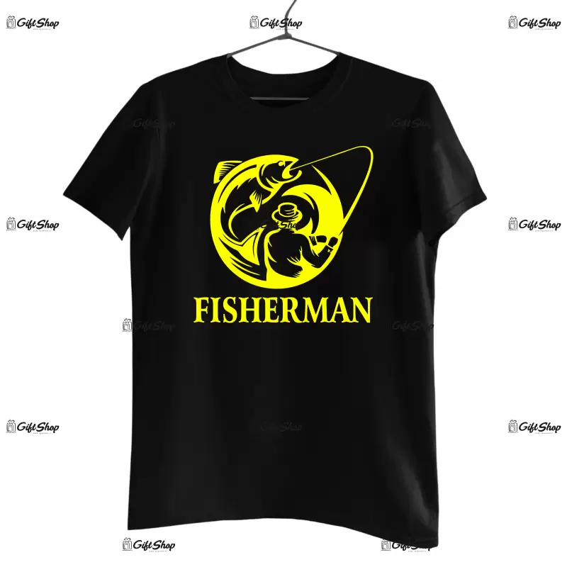 Fisherman, tricou cu mesaj