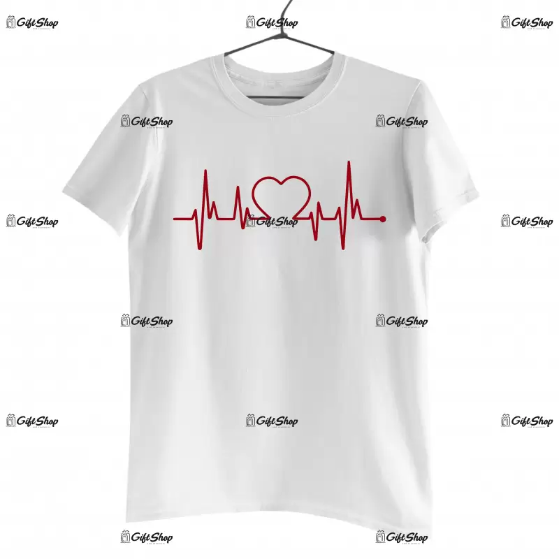 Heart beat , tricou cu mesaj