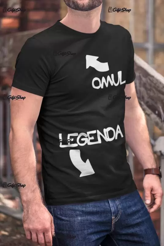 Omul legenda, tricou cu mesaj