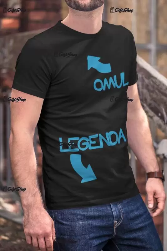 Omul legenda, tricou cu mesaj