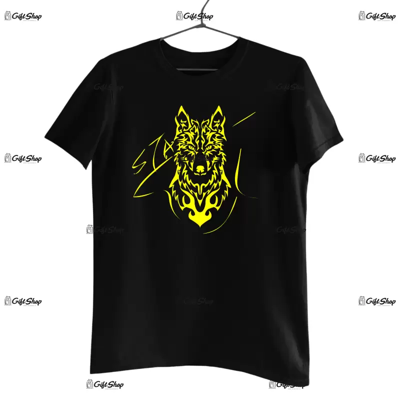 Wolf, tricou cu mesaj