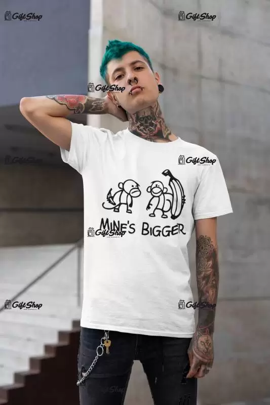 Mine`s bigger, tricou cu mesaj