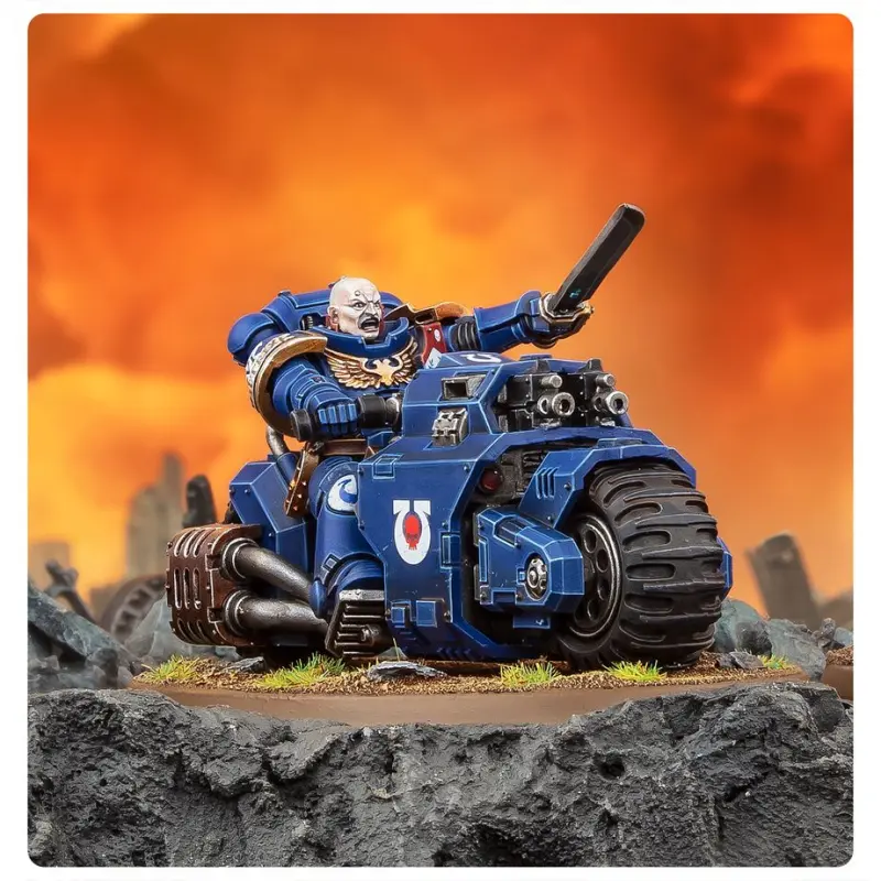 Outrider squad, space marines, warhammer 40k, games workshop, model 48-112
