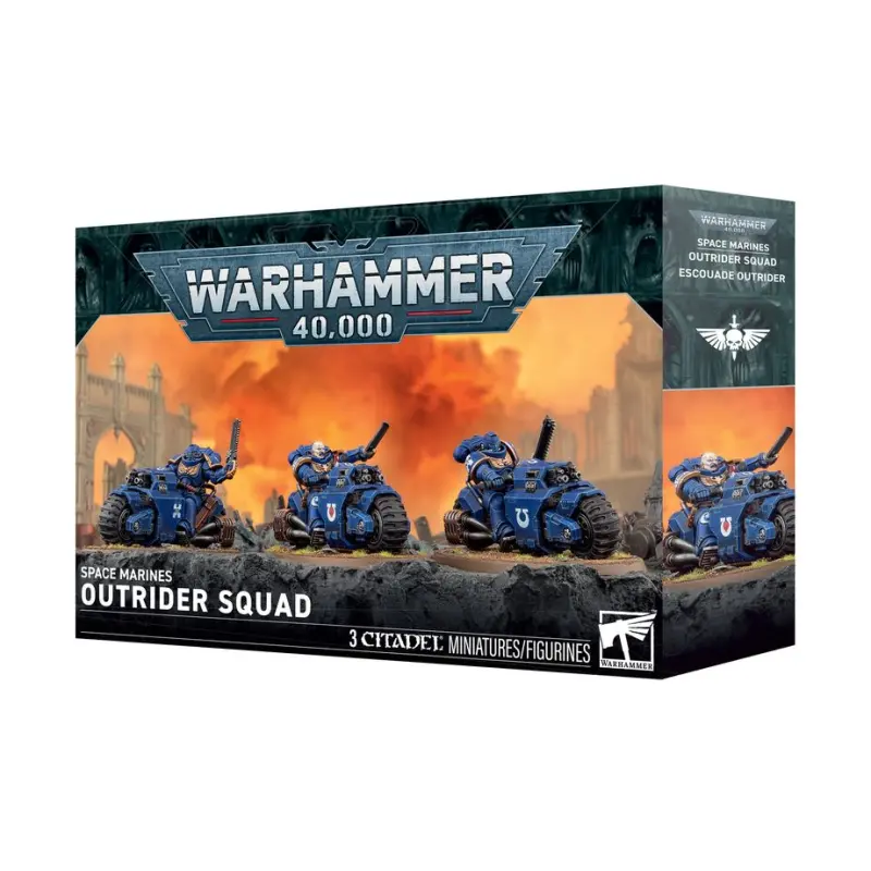 Outrider squad, space marines, warhammer 40k, games workshop, model 48-112