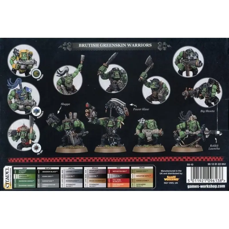 Orks: boyz, model 50-10