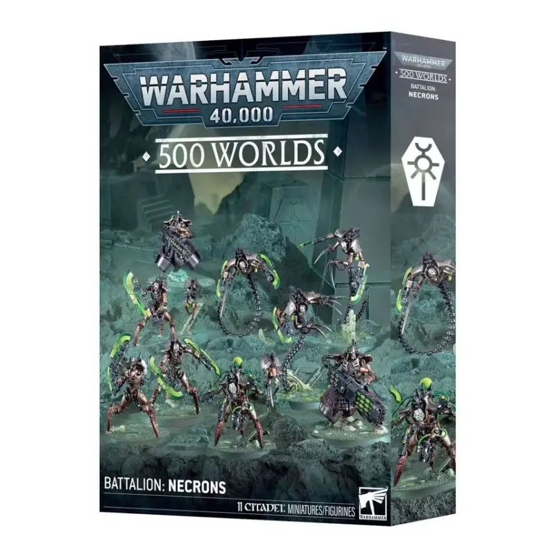 500 worlds battalion: necrons, model 49-51