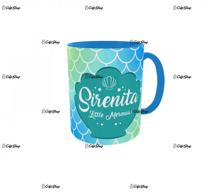 Little mermaid eric, cana ceramica, 330ml