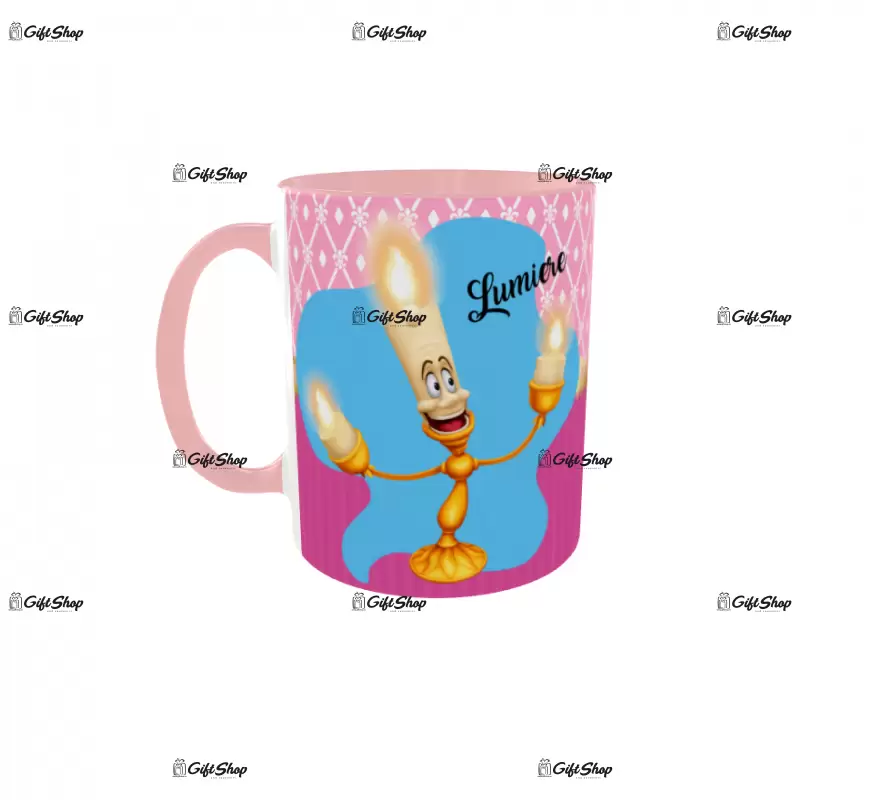 Beauty and the beast, cana din ceramica, 330ml, model 3