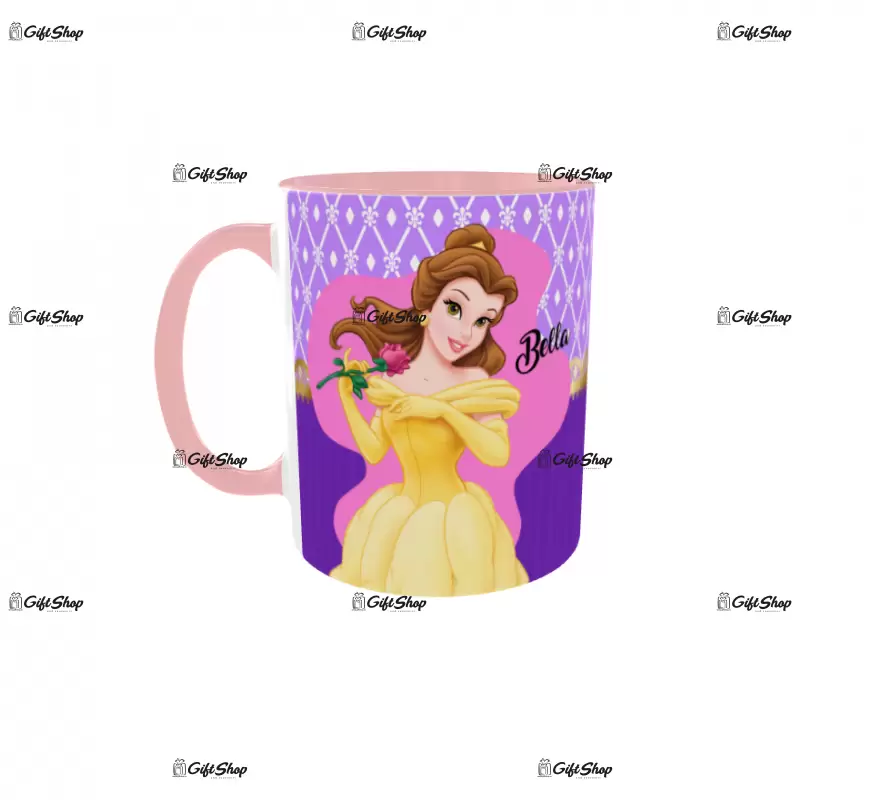 Beauty and the beast, cana din ceramica, 330ml, model 5