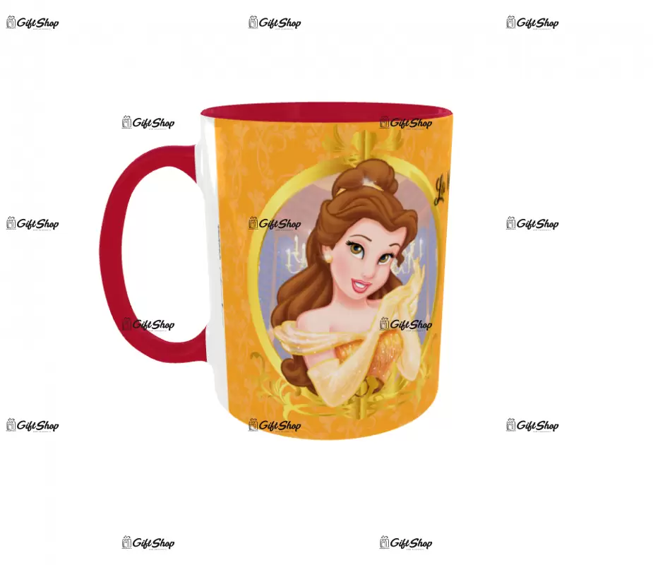 Beauty and the beast, cana din ceramica, 330ml, model 6