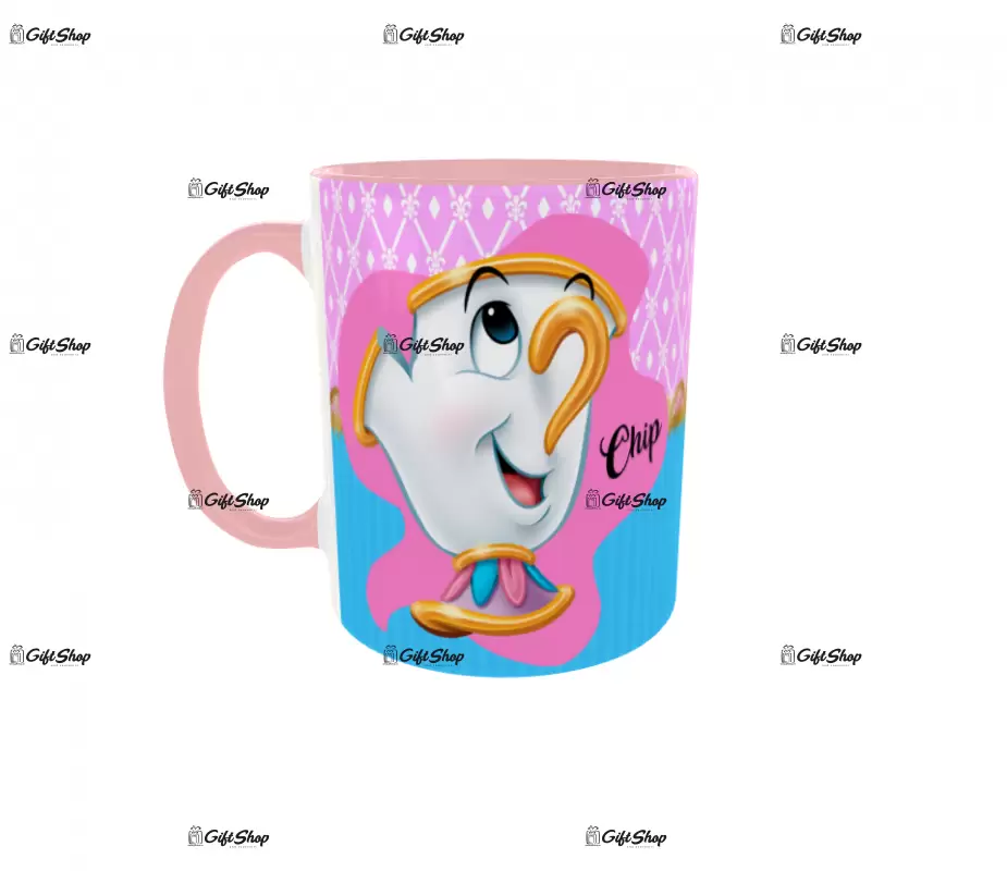 Beauty and the beast, cana din ceramica, 330ml, model 8