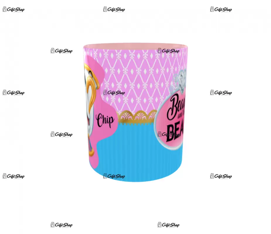 Beauty and the beast, cana din ceramica, 330ml, model 8