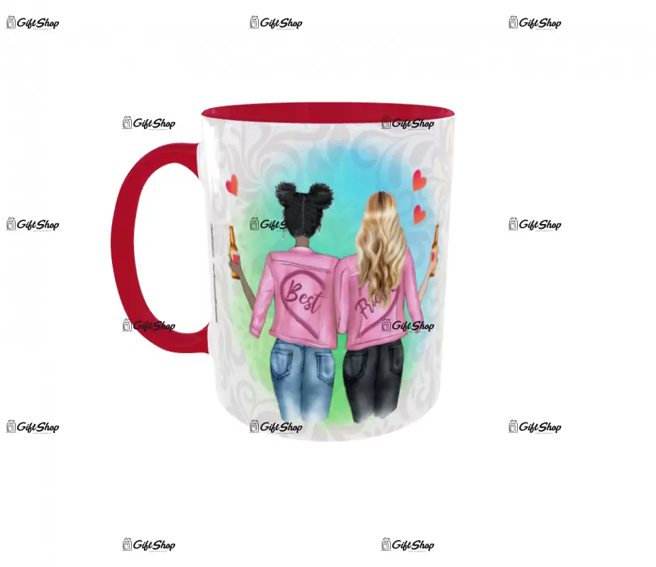 Best friends, cana din ceramica, 330ml, model 2