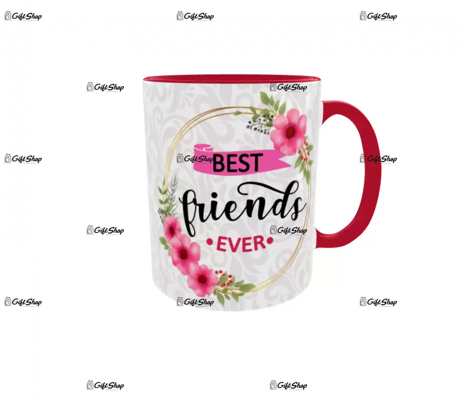 Best friends, cana din ceramica, 330ml, model 2a