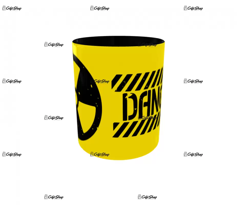 Danger, cana din ceramica, 330ml, model 1